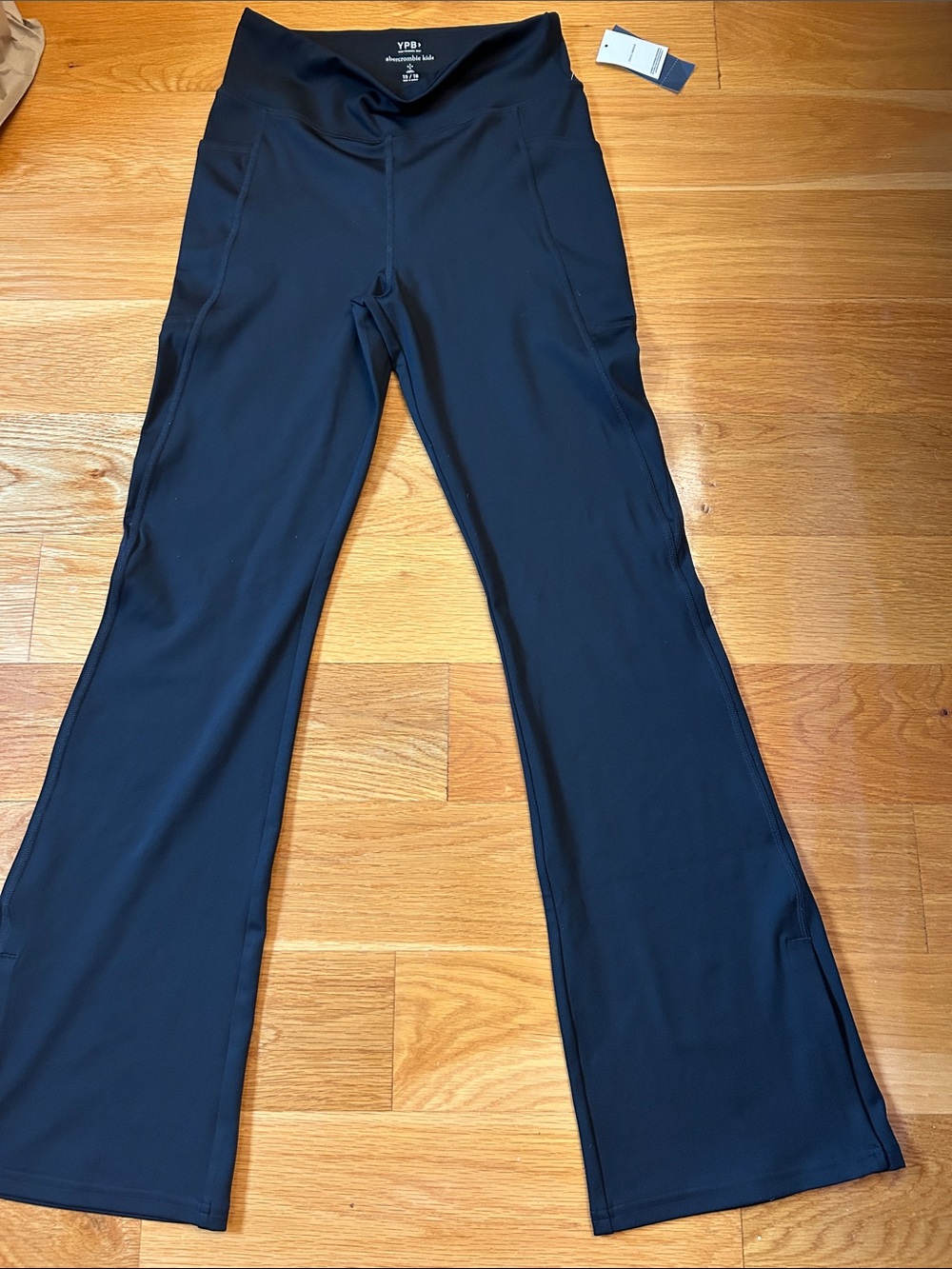 abercrombie kids Black Flared Active Pants